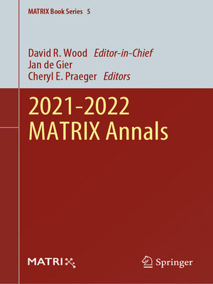 cover image of 2021-2022 MATRIX Annals